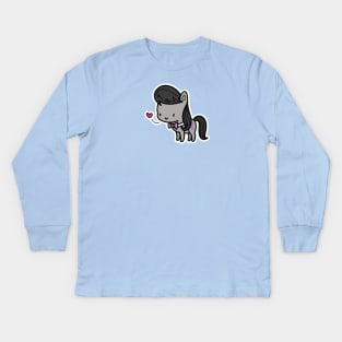 Octavia chibi Kids Long Sleeve T-Shirt